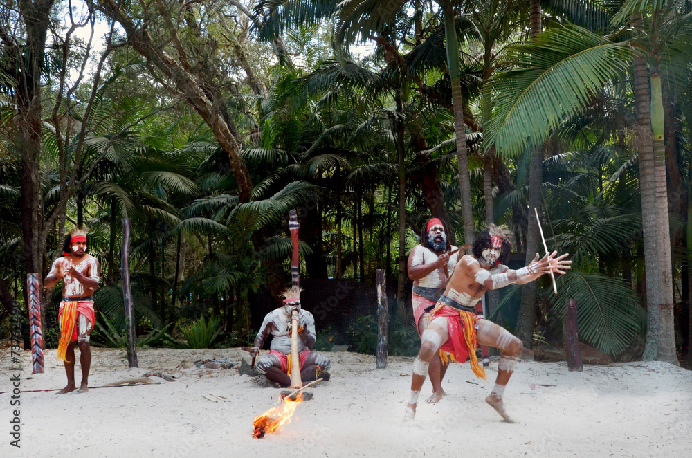 Aboriginal culture show in Queensland Australia