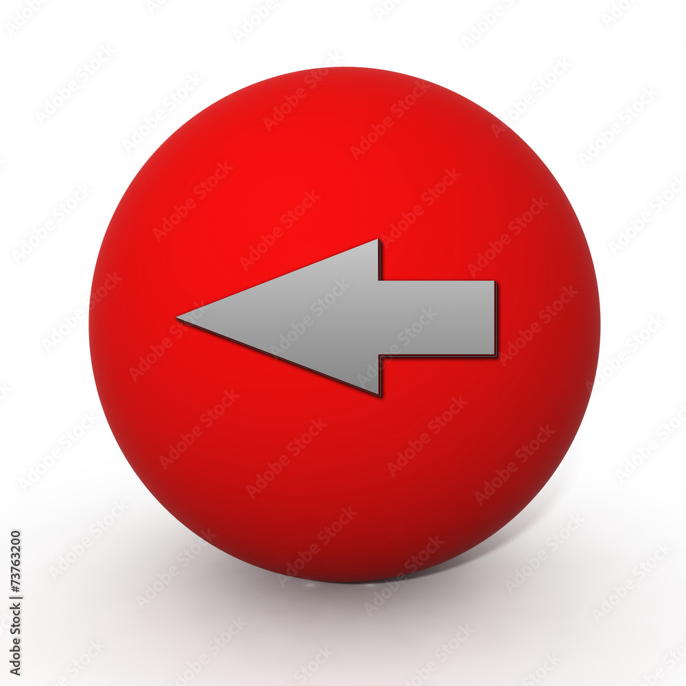 Left Arrow circular icon on white background Left Arrow circular icon on white background