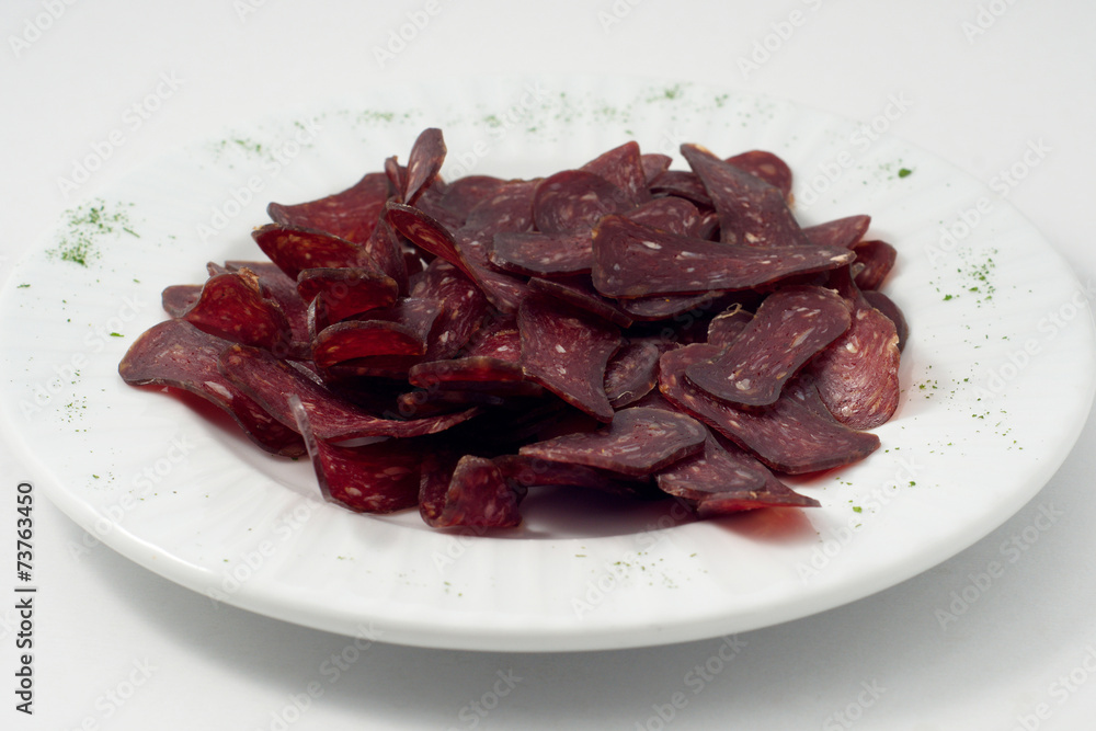 The kind of cured meat