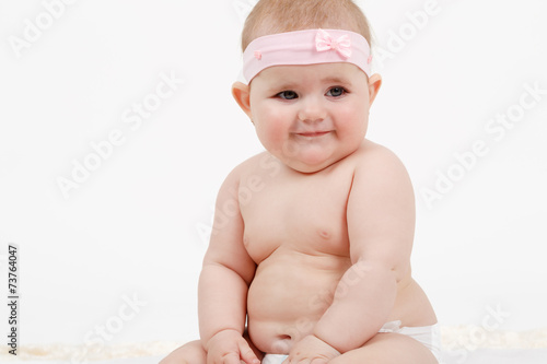 grinning infant baby photo