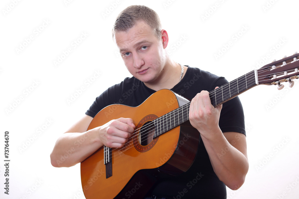 Obraz premium playing guitar