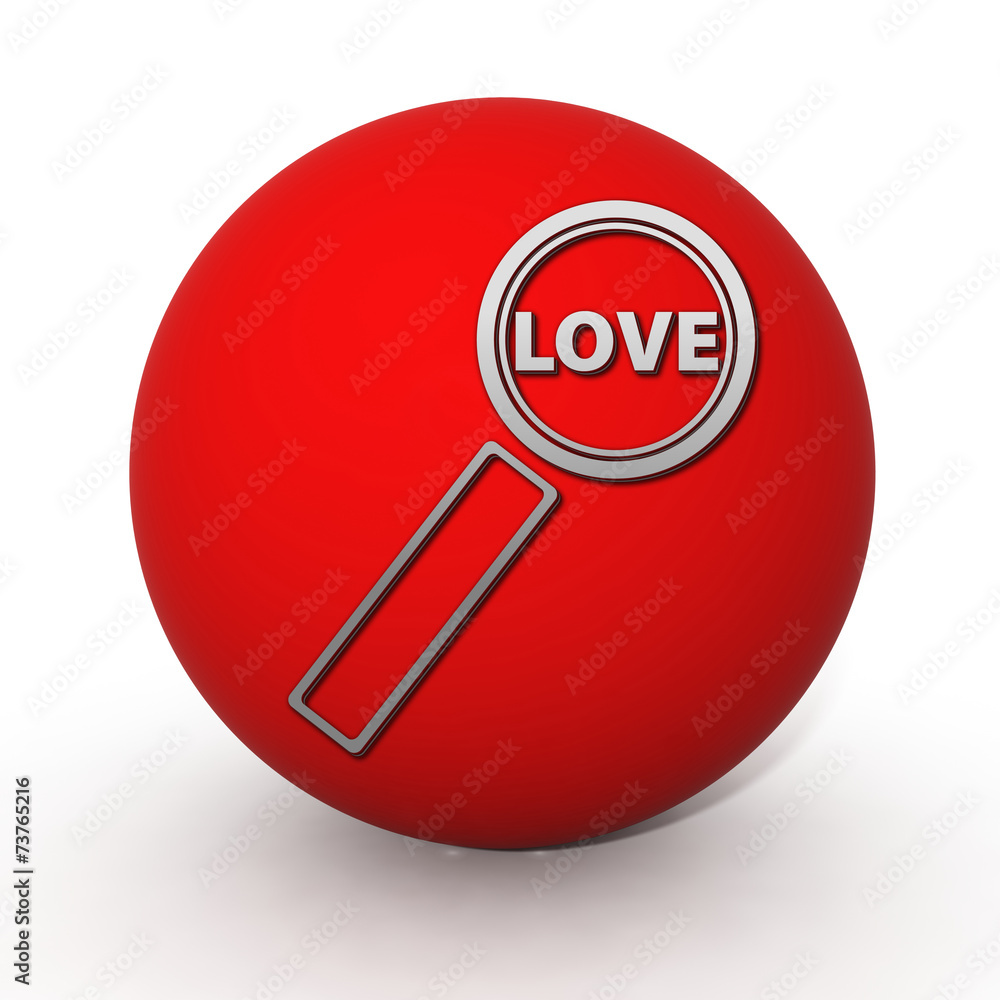 Find love circular icon on white background Find love circular icon on white background