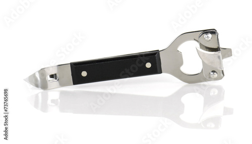 tin-opener isolated on the white background