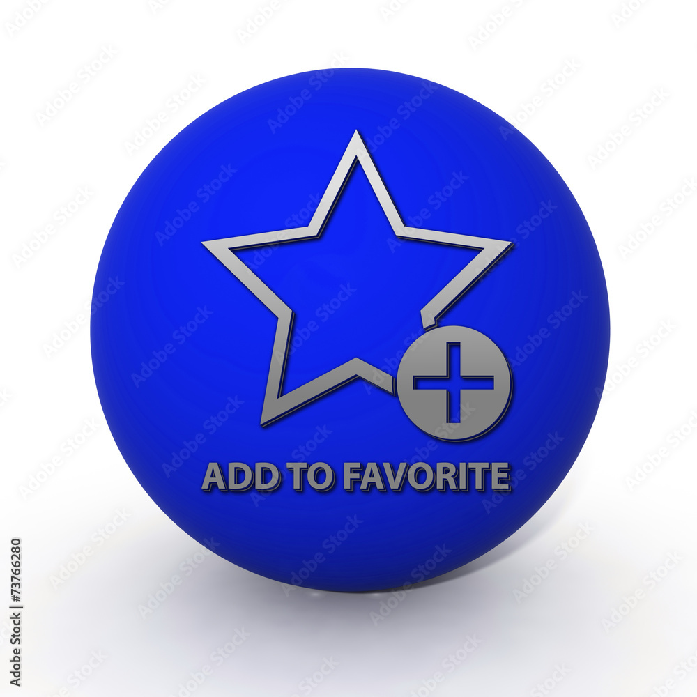 Favorite circular icon on white background Favorite circular icon on white background