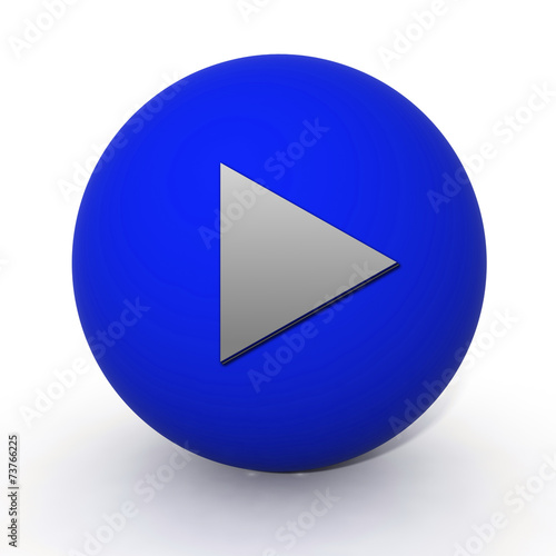 Free Download play circular icon on white background - GFXLoad