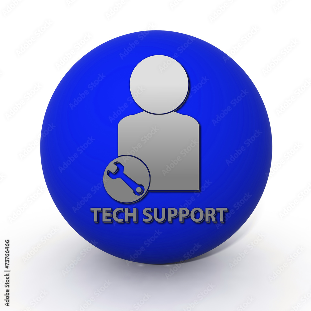 Support circular icon on white background Support circular icon on white background