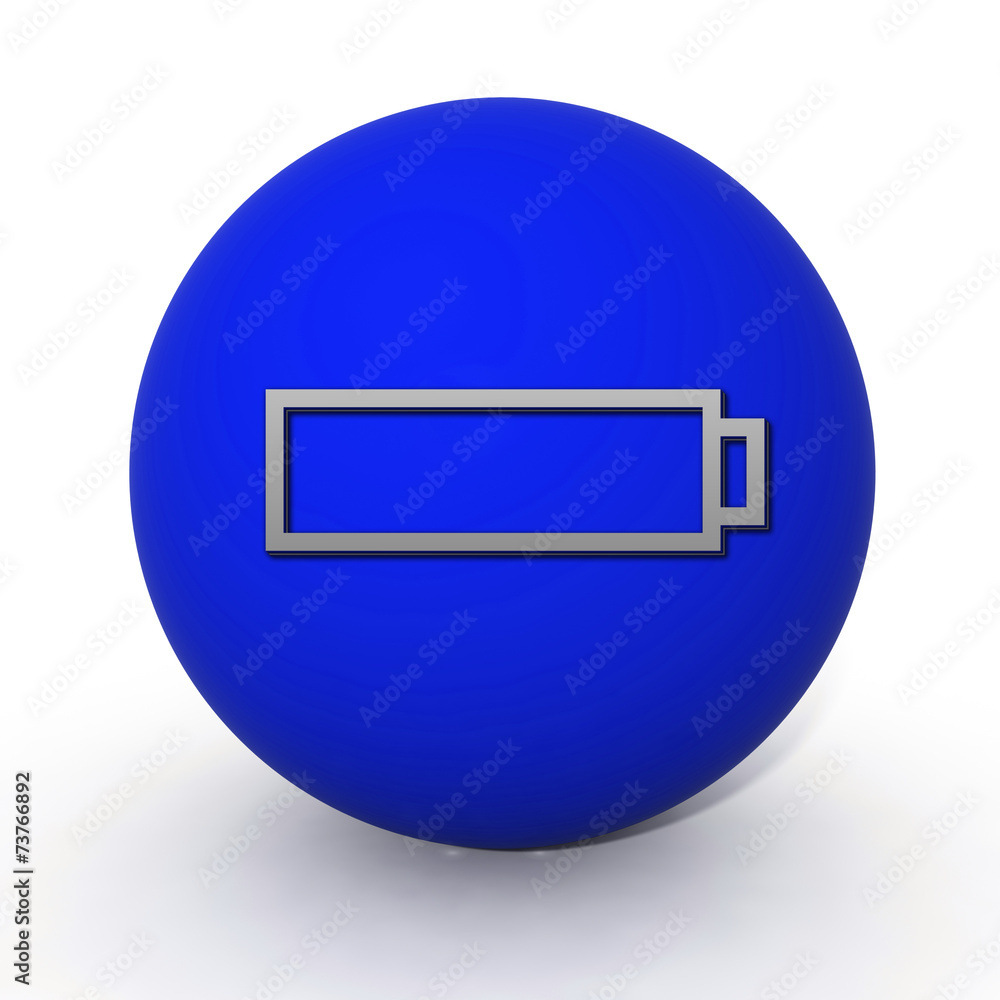 battery circular icon on white background battery circular icon on white background