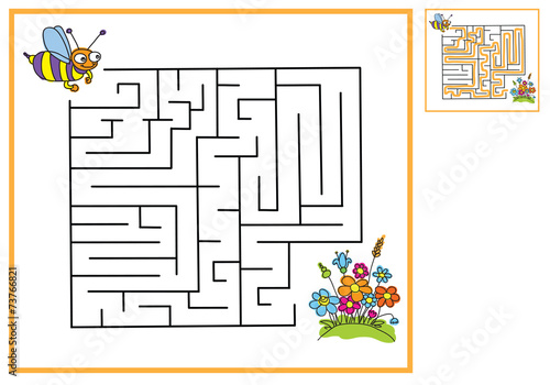 Find a way for bees to flowers