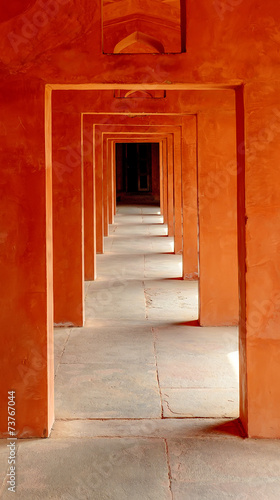 Hallway at the Taj Mahal in India © Mivr