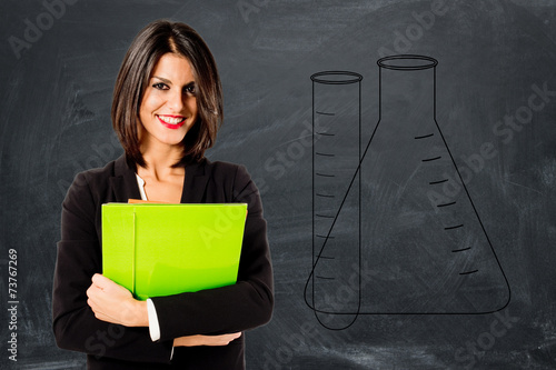 Plakat science popularizer
