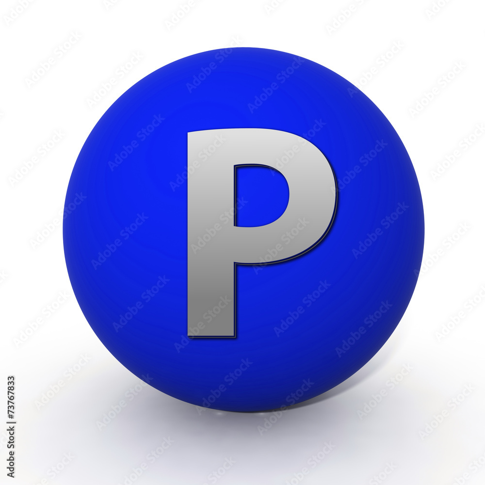 Parking circular icon on white background Parking circular icon on white background