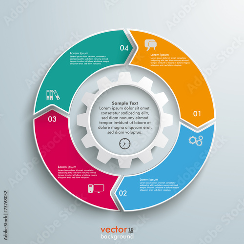 Colored Ring Cycle 4 Options Gear Infographic
