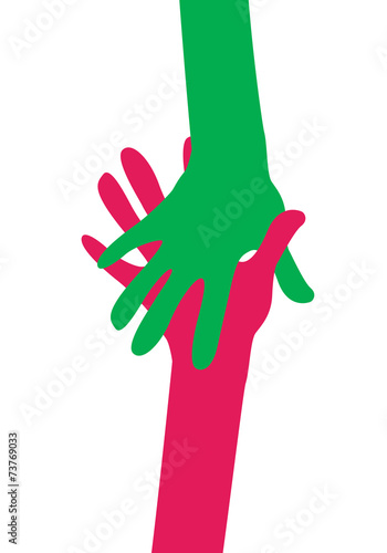 hands together