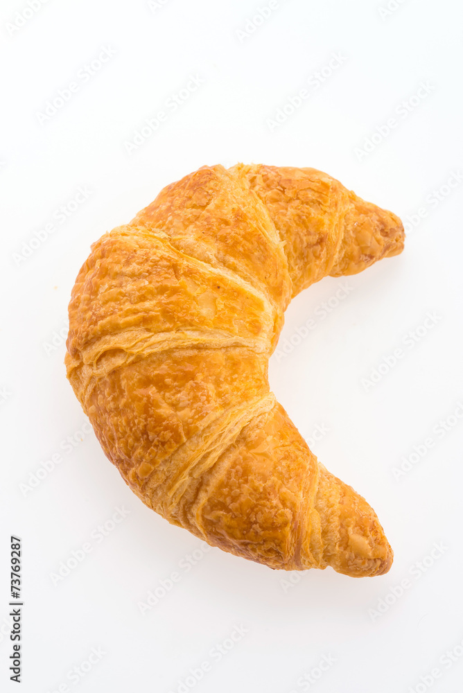 Croissant isolated on white background Croissant isolated on white background