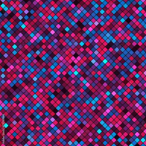 Abstract mosaic background of pattern grid multicolored squares