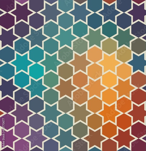 vector seamless staris color pattern