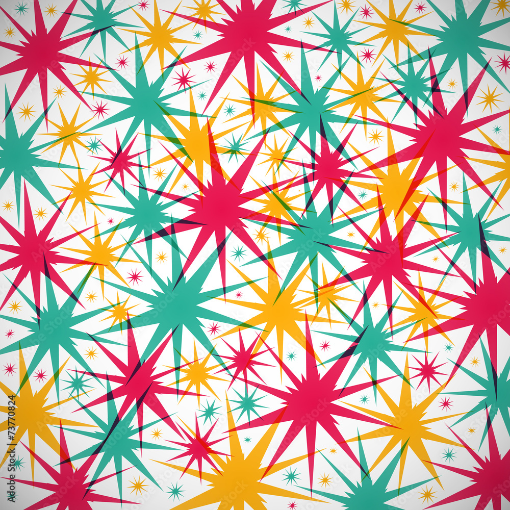 Abstract color modern stars on the gray background Abstract color modern stars on the gray background