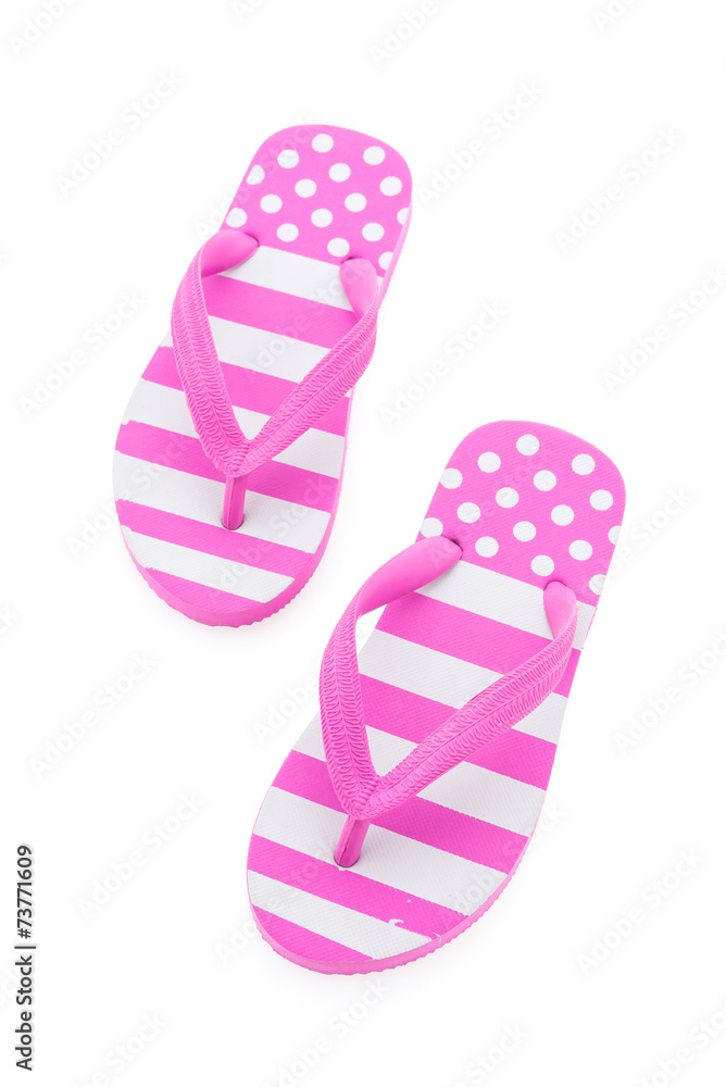 Flip flop isolated on white background Flip flop isolated on white background