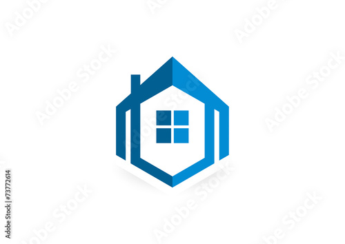 home, house, real estate, construction, building, logo design