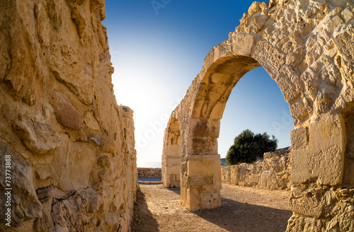 Fotografie Ruins of Ancient Kourion. Limassol District. Cyprus