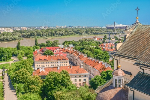 Obraz na płótnie Mariensztat w salonie