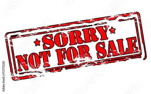 Not for sale