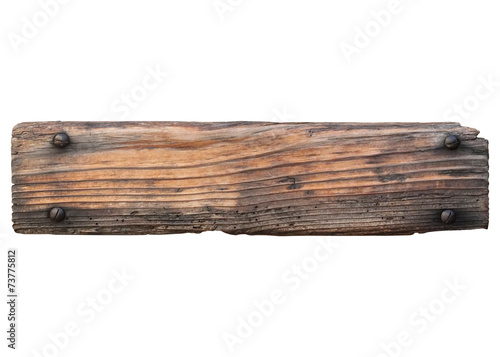 Planche de bois rustique photo