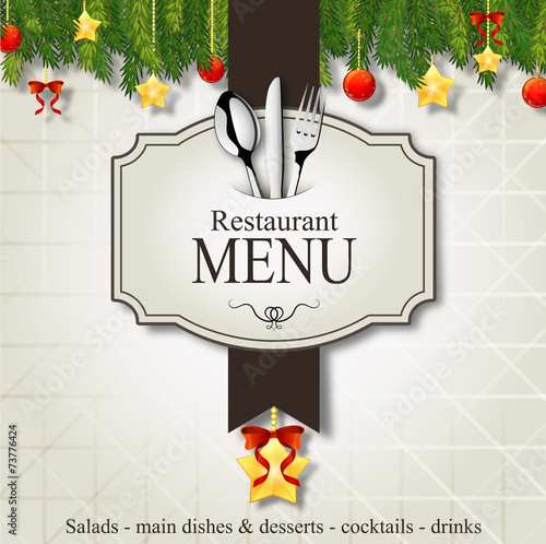Christmas menu