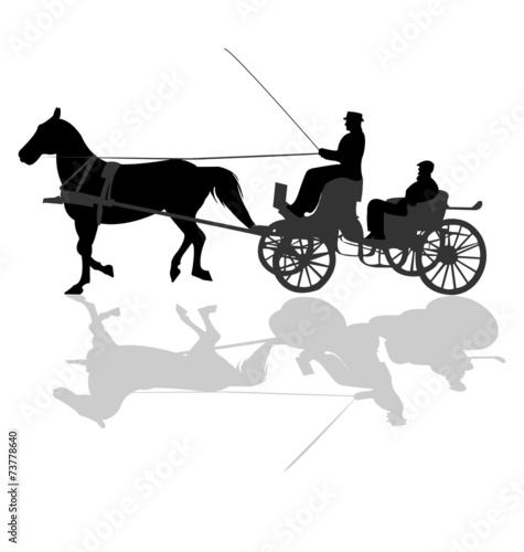 Horse Carriage Silhouette