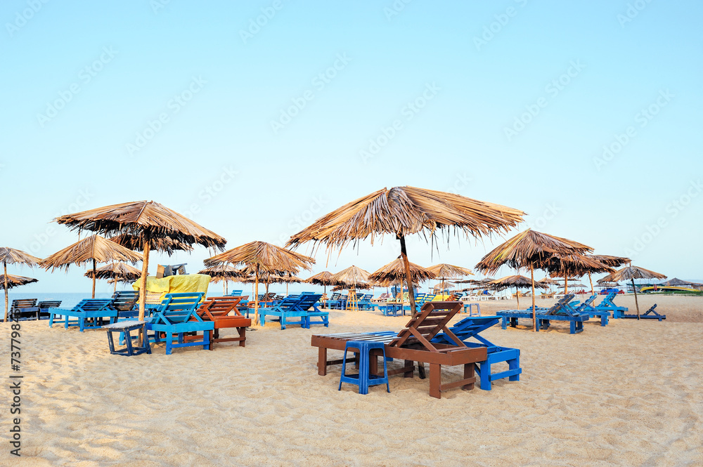 Tropical beach in Goa