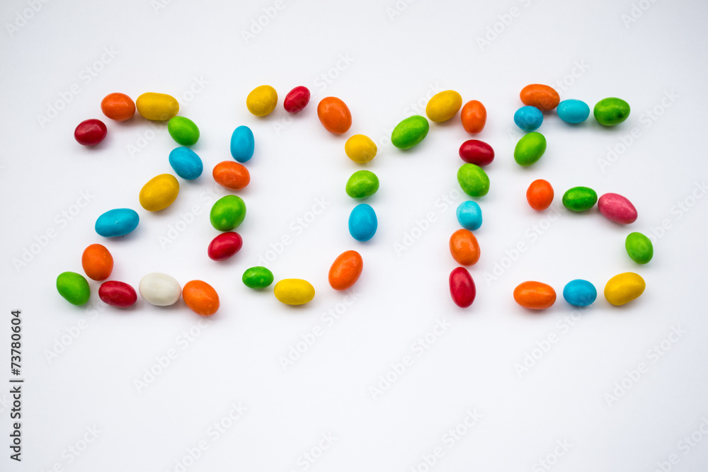 2015 из конфет