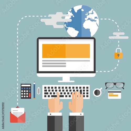 Cloud computing concept