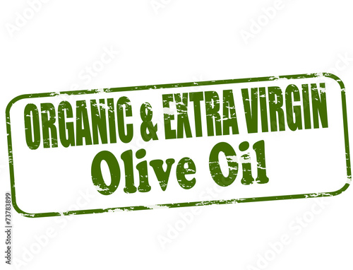 Organic and extra virgin olive oil