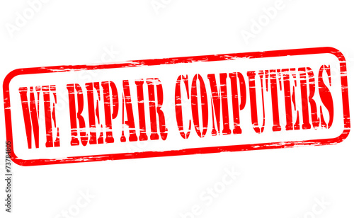 Tableau sur toile We repair computers