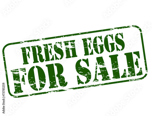 Fresh eggs for sale