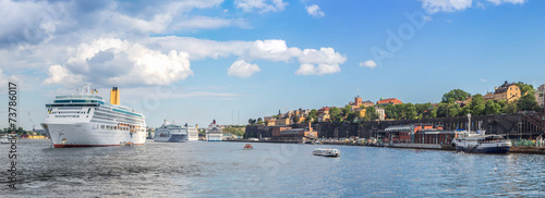 Photography Panorama of  Stockholm, Sweden