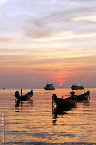 The sunset over sea, Thailand © Nazzu