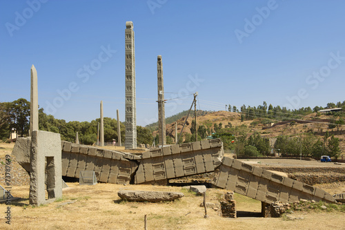 UNESCO World Heritage obelisks of Aksum, Ethiopia