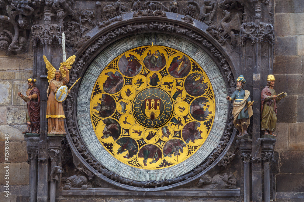 Astronimical clock of old town hall in Prague Astronimical clock of old town hall in Prague