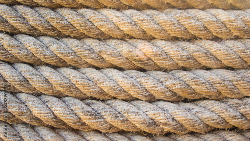 Brown Rough rope background Brown Rough rope background