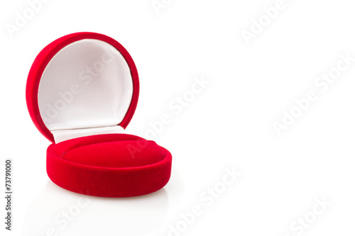 box with a ring, marriage proposal isolated
