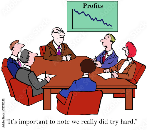 "It's important to note we really did try hard."