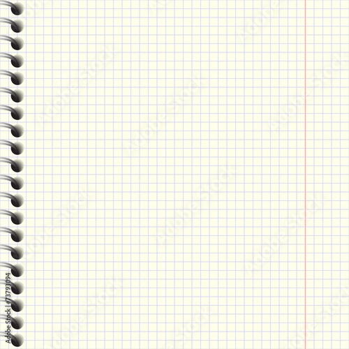 Notebook paper texture.