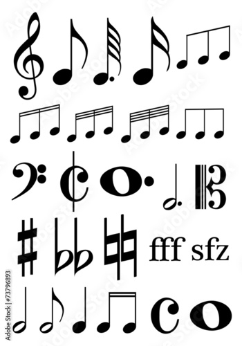 Music notes 