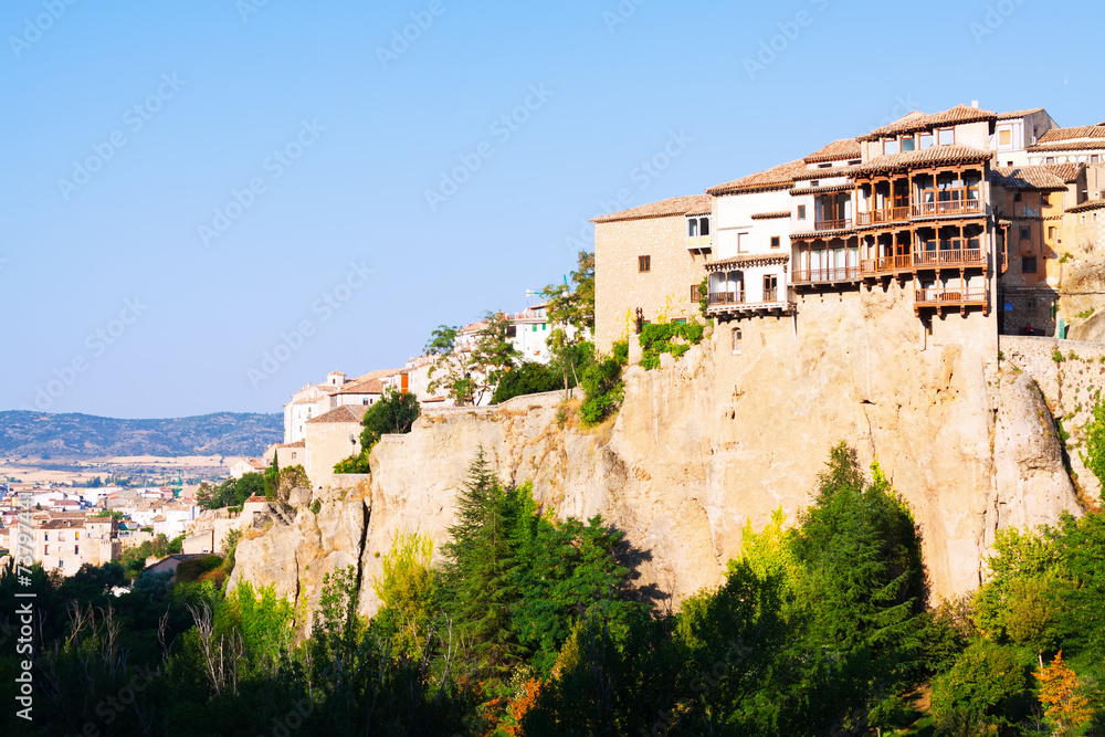 Day view of Hanging Houses  in Cuenca