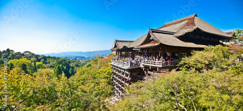 Photos Kiyomizu-dera temple in Kyoto, Japan.