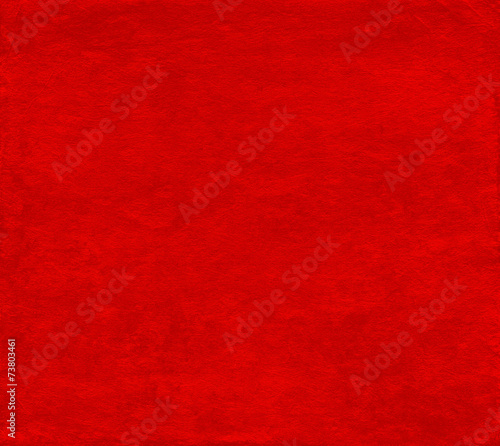 Bright red background from japanese hand made paper texture