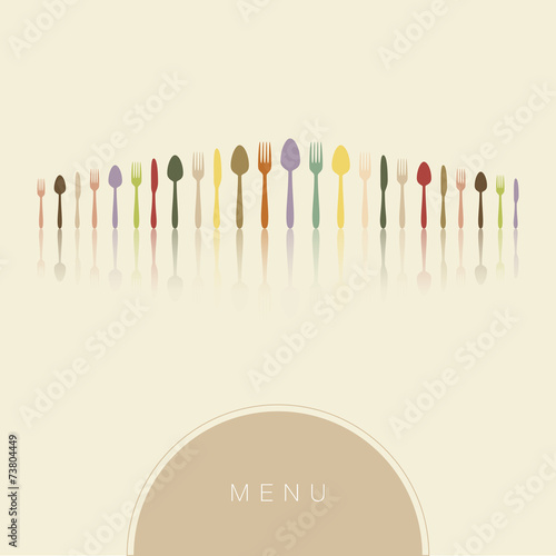 Menu mezzaluna riflesso
