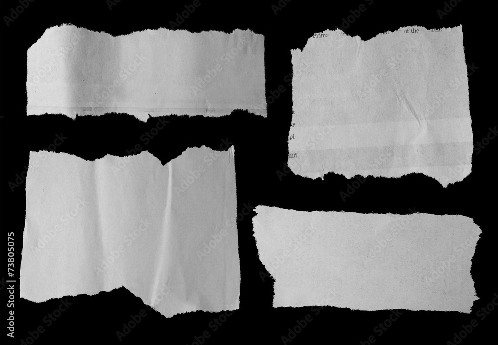 Torn papers