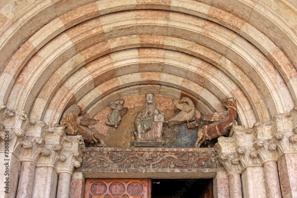 Portale nord del Duomo di Trento